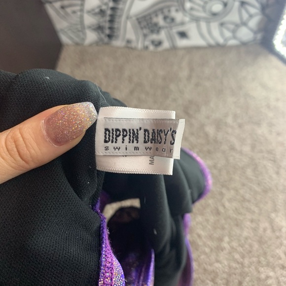 Purple holographic bodysuit from dolls kill - Picture 4 of 4